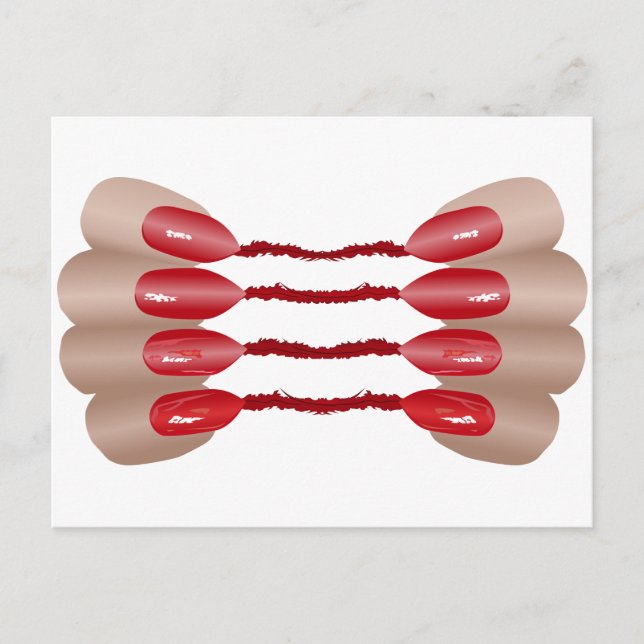 Vampirfinger V.2 Vykort (Framsida)