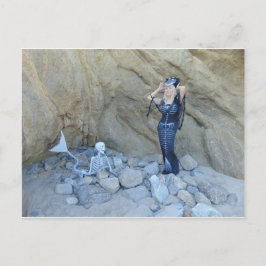 Vamplified Malibu Beach Odöda Postcard Vykort