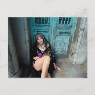 Vamplified sörjande stjärnavykort vykort