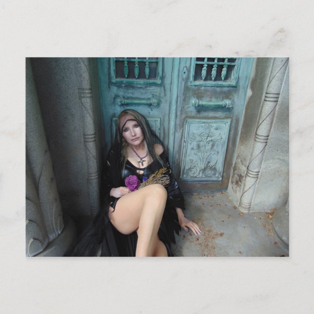 Vamplified sörjande stjärnavykort vykort (Framsida)