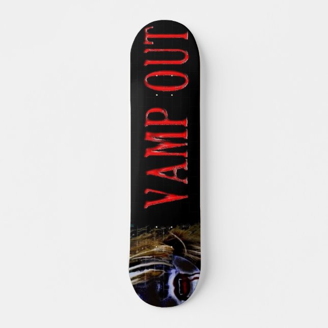 VAMPOUT-skateboard Old School Skateboard Bräda 21,6 Cm (Framsida)