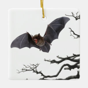 Vampre Fladdermus, Gothic, Dracula, Fladdermus Julgransprydnad Keramik