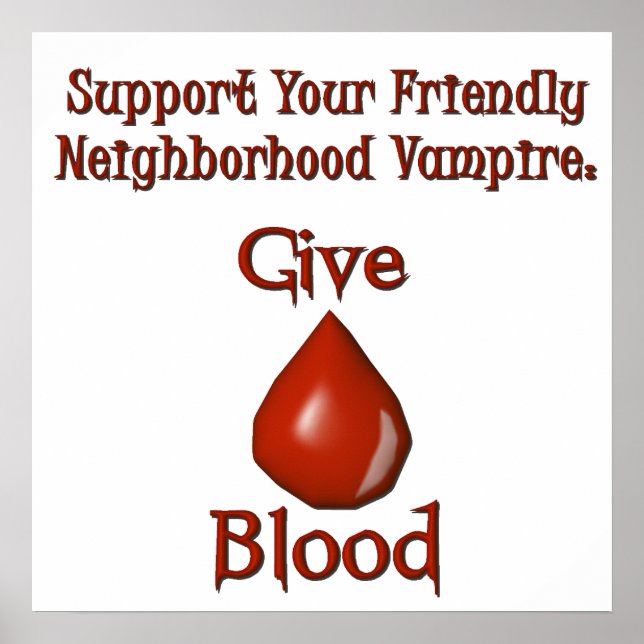 Vampre Ge Blood Poster (Framsidan)