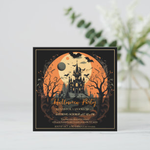 Vampre Manor Halloween fest bjudande Inbjudningar