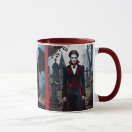 Vampre Romantik Mörk Fantasy Namn-kaffe Mugg