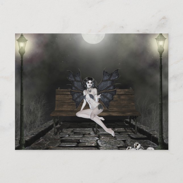 Vampress Väntar på Mist - vykort (Framsida)