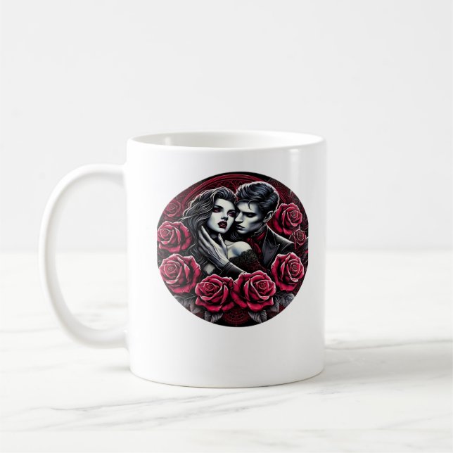 Vampric Gothic Romantik - tills döden gör oss i Cl Kaffemugg (Vänster)