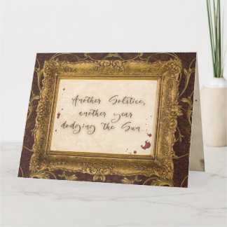 Vampric Solstice Greeting Card Kort