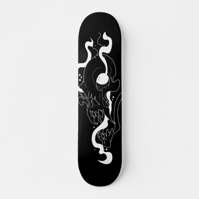 VampSkull  Mini Skateboard Bräda 18,5 Cm (Framsida)