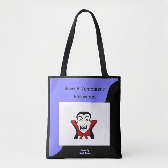 Vamptastic Halloween All-over-Print Tote Bag Tygkasse (Framsida)