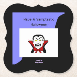 Vamptastic Halloween Bracket Papper Underlägg