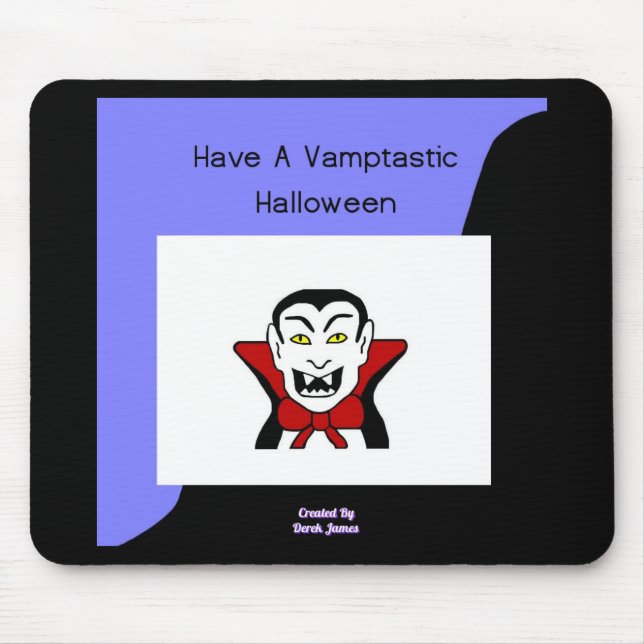 Vamptastic Halloween Mouse Pad Musmatta (Framsidan)