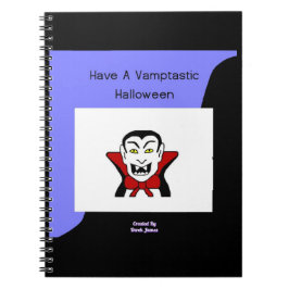 Vamptastic Halloween Spiral-fotopatbok Anteckningsbok