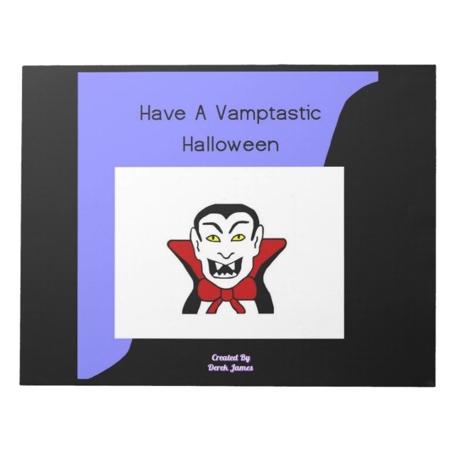 Vamptastiskt Halloween-Anteckningsblock (27,9 cm x Anteckningsblock (Framsida)