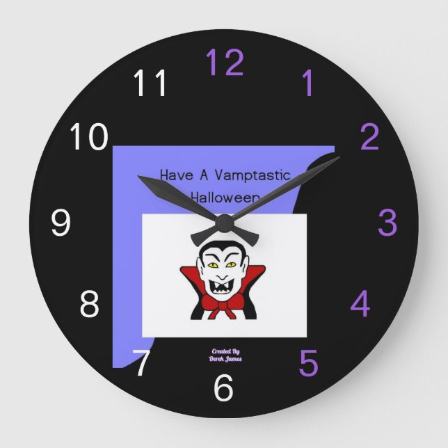 Vamptastiskt Halloween-köldlås Stor Klocka (Framsida)