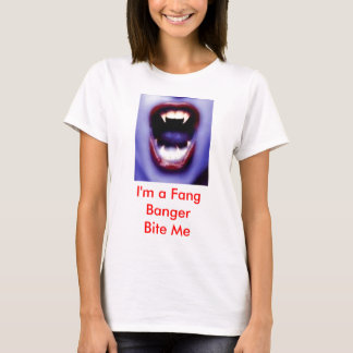 vampy2 I-förmiddag en huggtand BangerBite mig Tee Shirt