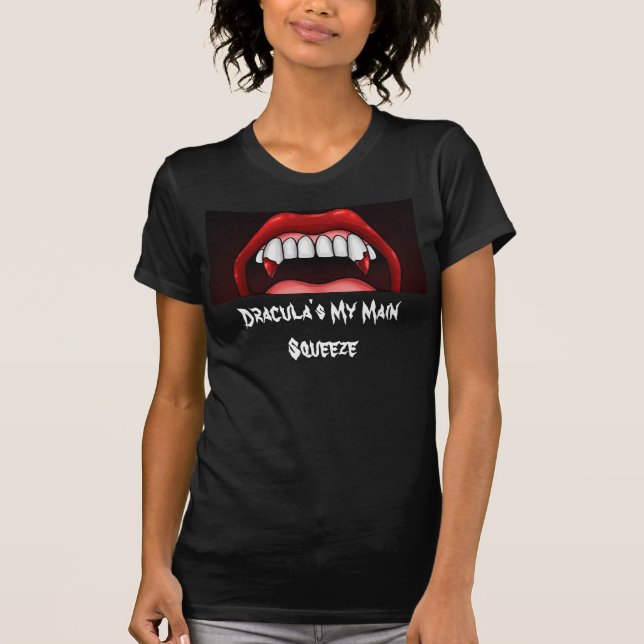 Vampyr/Bett/Dracula Tee Shirt (Framsida)