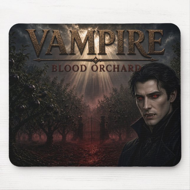 Vampyr Blodfruktträdgård Mörk Realism Musmatta (Framsidan)