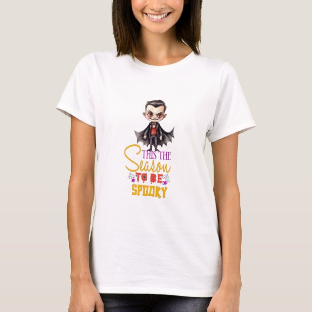 Vampyr Den Här Årstiden Är Lämplig Att Vara Skum T Shirt (Framsida)
