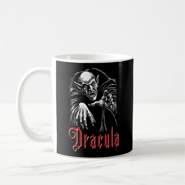 Vampyr Dracula Kaffemugg (Vänster)