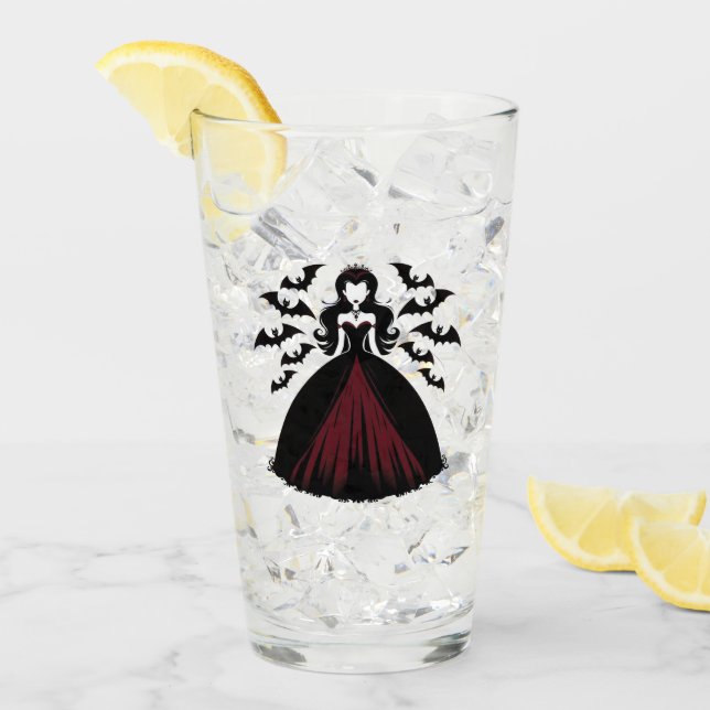 Vampyr Drottning Halloween Glaskopp (Framsida Ice)