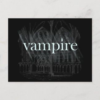 Vampyr gotik vykort