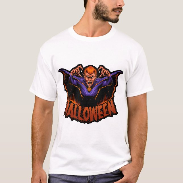 vampyr halloween t-shirt halloween (Framsida)