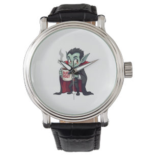 Vampyr kaffefantast � Spooky Latte Tröja Armbandsur