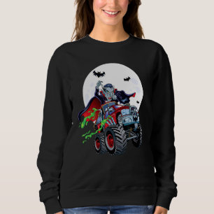 Vampyr Monstertruck Kuslig Halloween Skräckbarn T Shirt