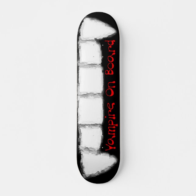 Vampyr ombord mini skateboard bräda 18,5 cm (Framsida)