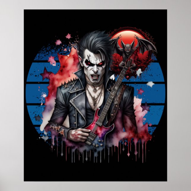 Vampyr Rocker Poster (Framsidan)