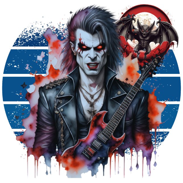 Vampyr Rocker T Shirt (Awaken Your Desires, Embrace Immortality.)