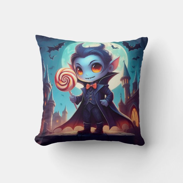 Vampyr som äter godis kudde (Framsida)