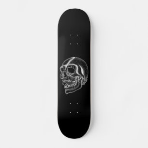 Vampyr, svart och vit design skateboard bräda 20 cm