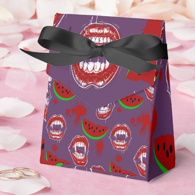 Vampyr & Vattenmelon Kuslig Summerween Lila Presentaskar (Bröllop)