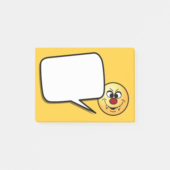 Vampyransikte Grumpey Post-it Block (Framsida)