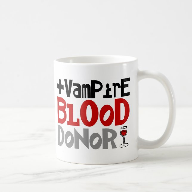 Vampyrblodgivare Kaffemugg (Höger)