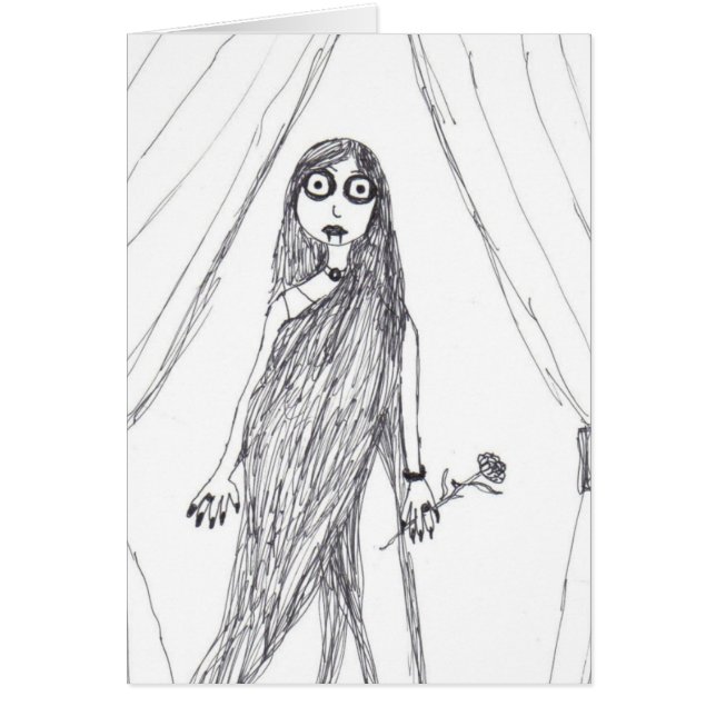 Vampyrdam Hälsningskort (Framsidan)