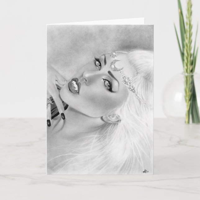 Vampyrdrottningkort Kort (Framsida)