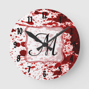 Vampyre Blood - droppmonogram första väggklocka