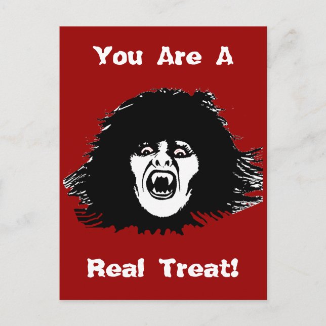 Vampyre-Chicken är ett riktigt slag Vykort (Framsida)