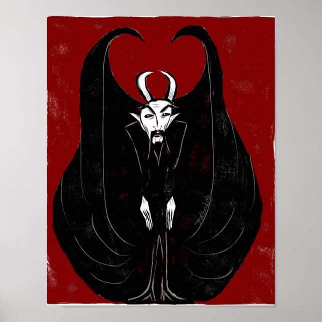 Vampyre Djävulen 11 x 14 Poster (Framsidan)