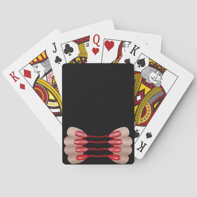 Vampyre finger V.2 Casinokort (Baksidan)
