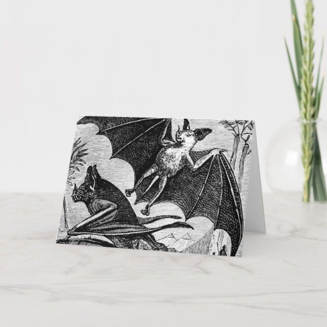 Vampyre Fladdermöss Kort (Framsida)