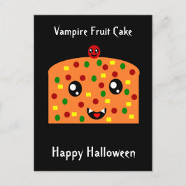 Vampyre Fruit Cake ’Happy halloween’ Vykort