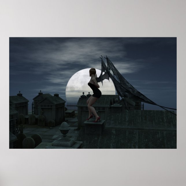 Vampyre: Full Moon Stigning Poster (Framsidan)