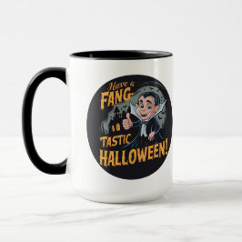Vampyre Funny har en Fang-Tastic Halloween Mugg