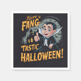Vampyre Funny har en Fang-Tastic Halloween Pappersservett