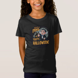 Vampyre Funny har en Fang-Tastic Halloween T Shirt