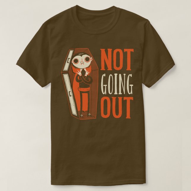 Vampyre går inte ut t shirt (Design framsida)